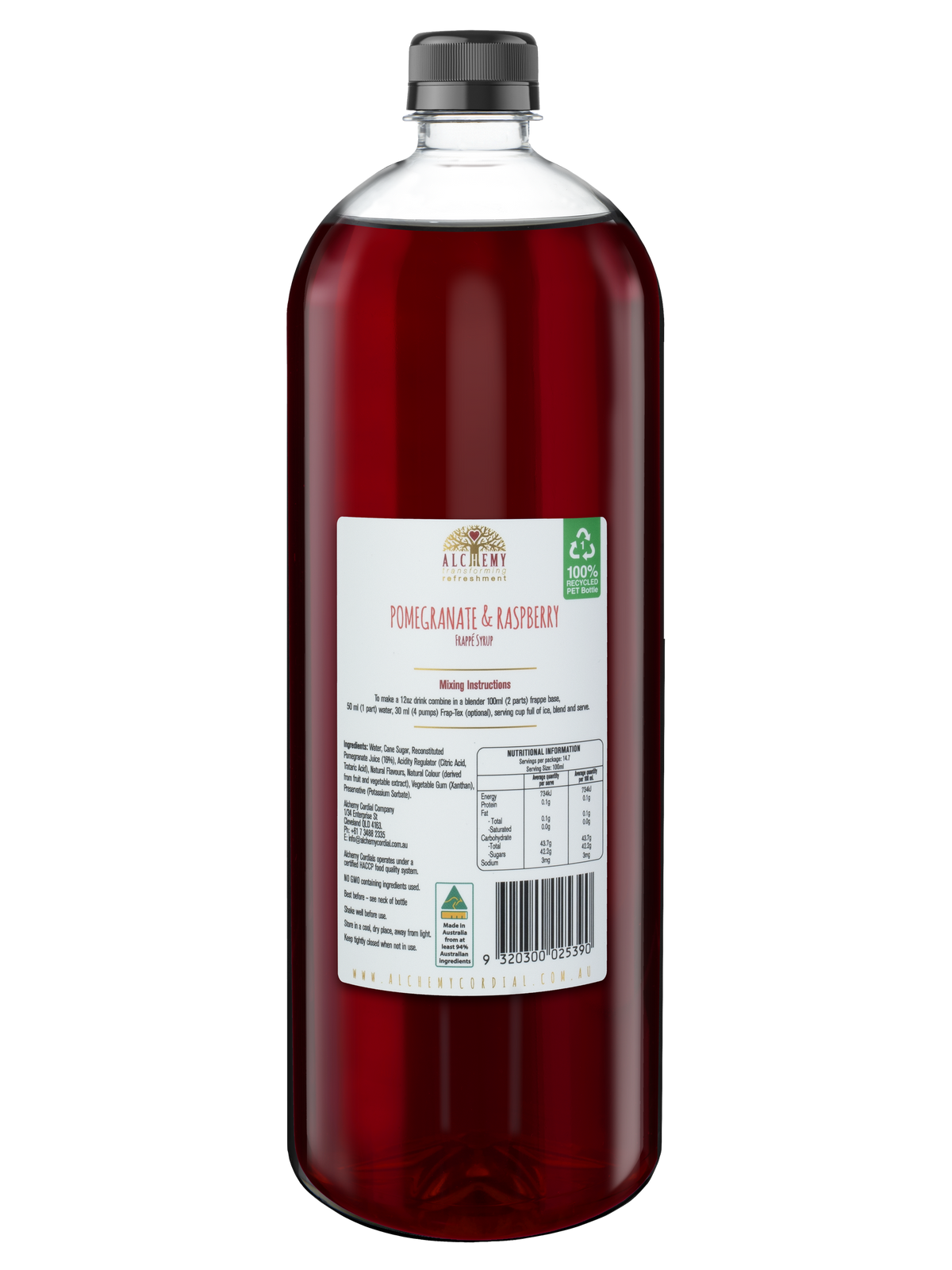 Pomegranate & Raspberry Frappe Concentrate 1.47L