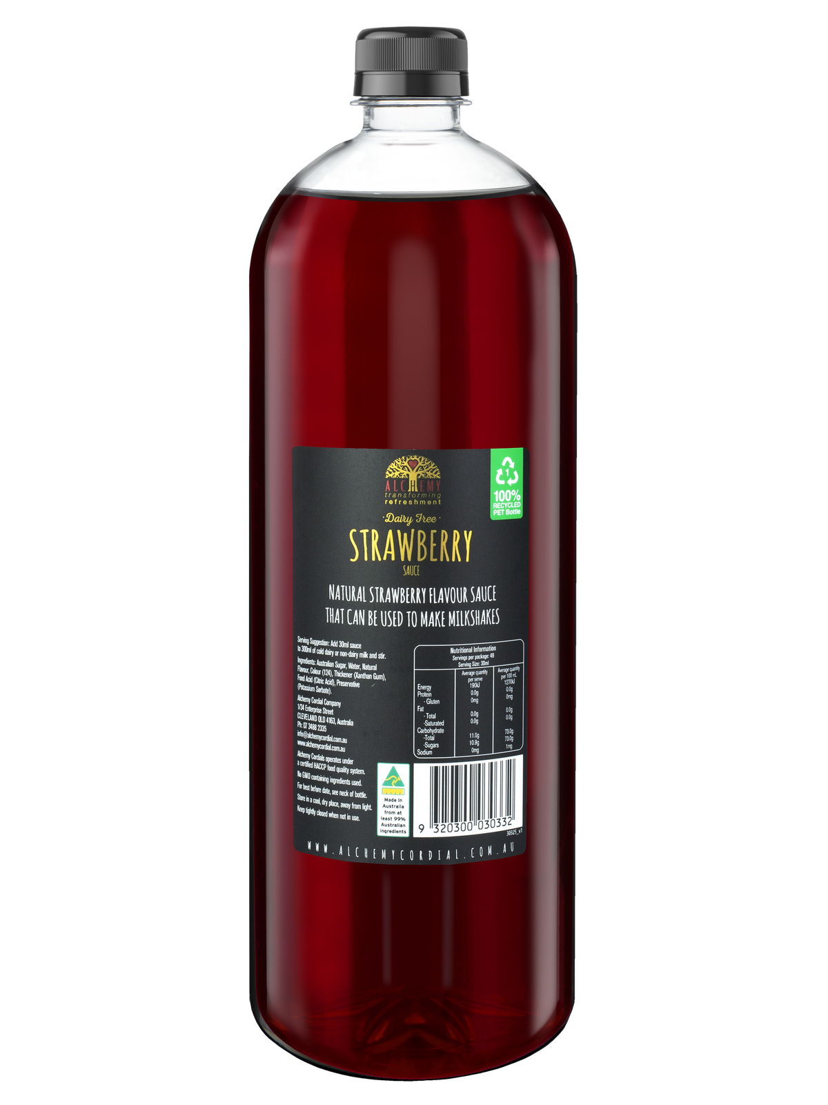 Dairy Free Strawberry Dessert & Café Sauce 1.47L
