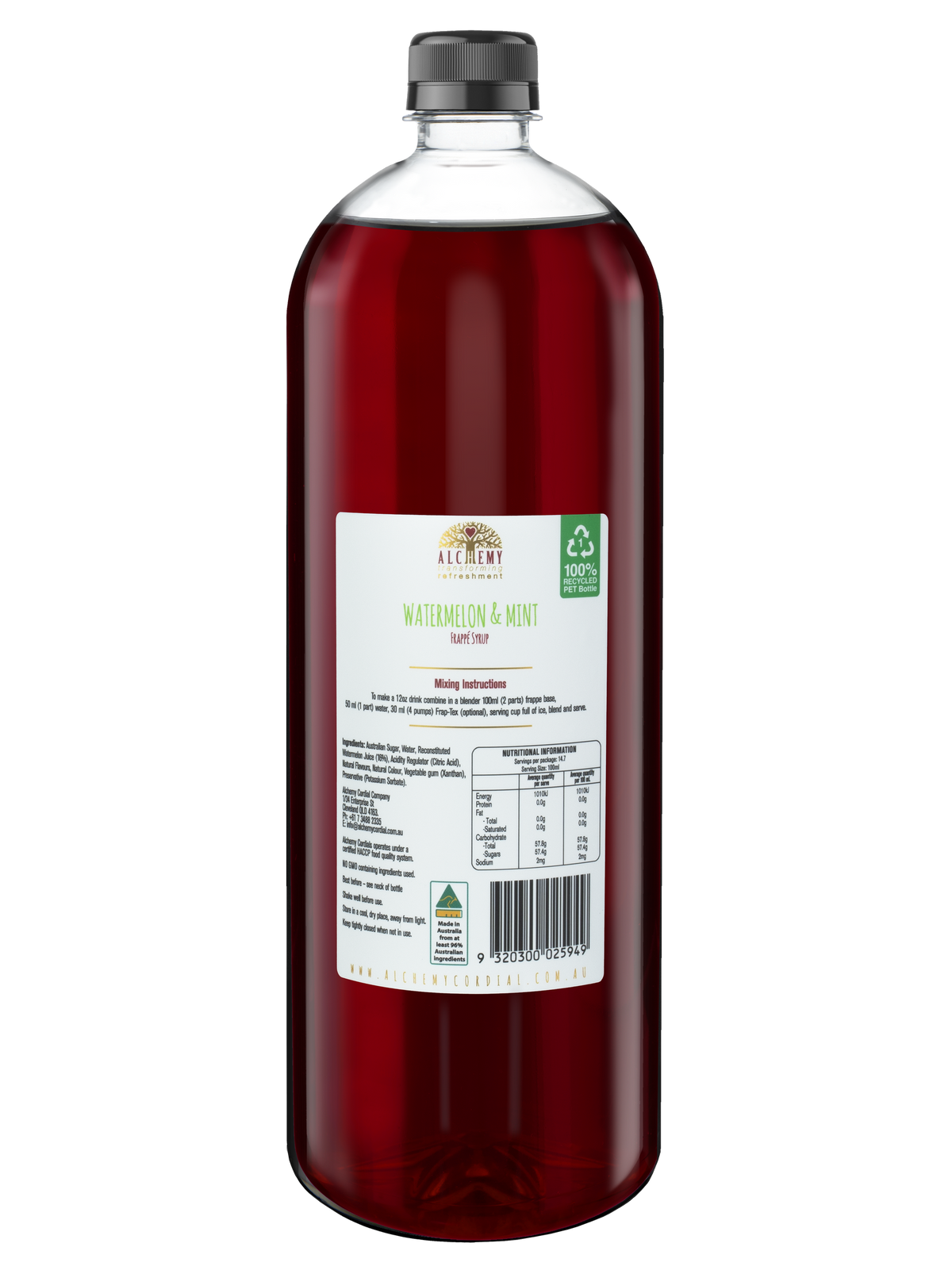 Watermelon & Mint Frappe Concentrate 1.47L
