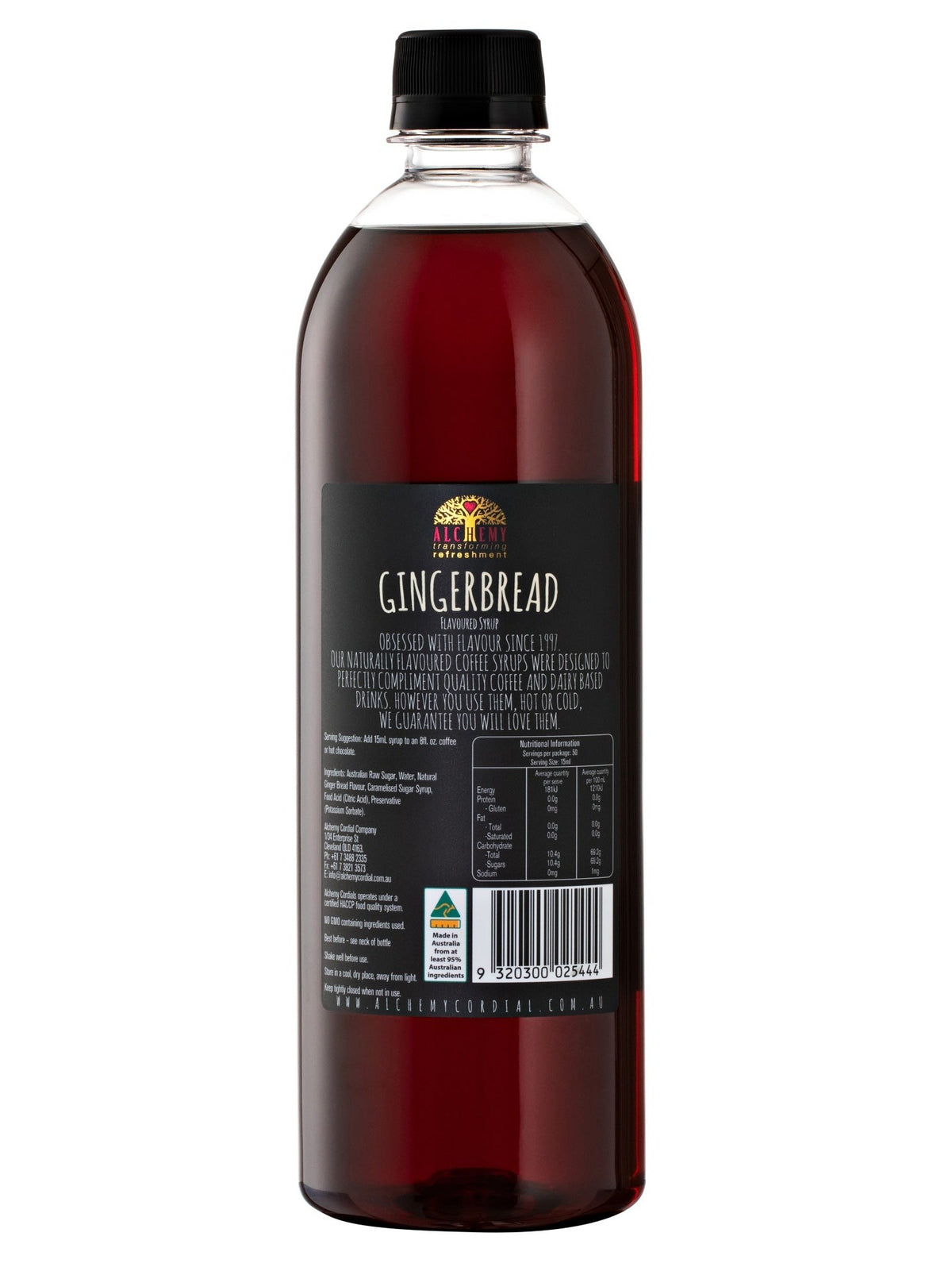 Gingerbread Coffee Syrup 750ml