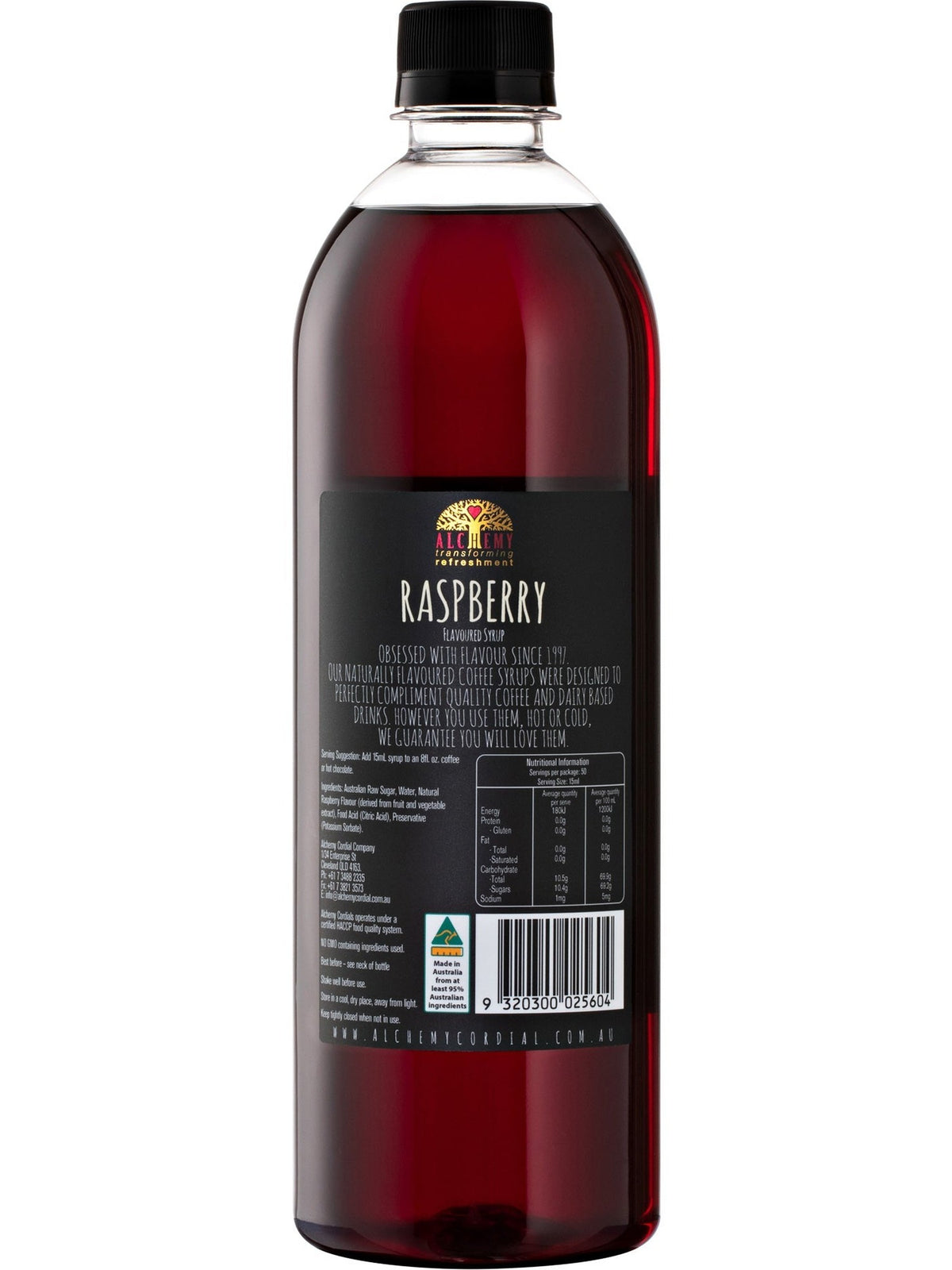 Raspberry Coffee Syrup 750ml